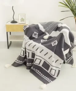Bohemian Blanket Soft Sofa Cover Summer Blanket Office Nap Blankets Air Conditioning Blankets Knit Blanket For Travel