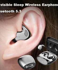 Sleep Bluetooth Headphones Noise Cancelling Painless Wireless Music High Quality Sports Tws 538 Thin Earbuds Digital Display