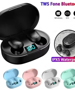 E6S Wireless Bluetooth Earphones TWS Bluetooth Headset Wireless Earbuds Noise Cancelling Earphones with Microphone Headphones