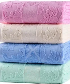 Summer Blankets For Beds Soft Warm 100% Cotton Single Double Size Solid Jacquard Summer Quilts Bedspread Towel Blankets