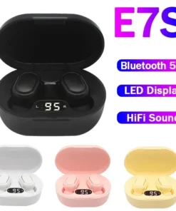 TWS E7S Bluetooth Earphones Wireless Headphones Headset with Mic HiFi Stereo Sport Noise Cancelling Mini Earbuds For Smartphones