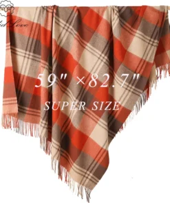 100% Wool Blanket Warm 1.5*2m Fleece Blankets For Sofa Winter Sleeping Comforter Adult Children Bedding Office Travel Blanket