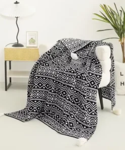 Bohemian Blanket Soft Sofa Cover Summer Blanket Office Nap Blankets Air Conditioning Blankets Knit Blanket For Travel
