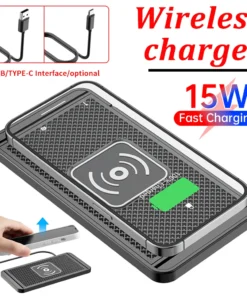 Wireless Charger Can Cut 15W Intelligent Automatic Sensing Suitable For Android, Huawei Fast Charging, Car Home Charger