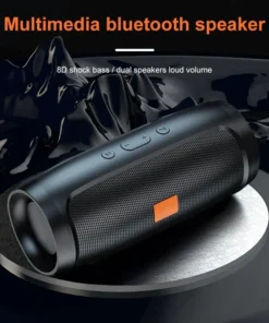 Bluetooth Speaker Dual Speaker Stereo Outdoor Tfusb Playback Fm Voice Broadcasting Portable Subwoofer 5.0 Wireless Speaker